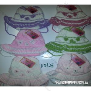 Set of scarves and baby girl caps (3-4 years) ECHT K0123
