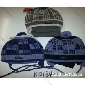 Set of scarves and baby boys' caps (3-6 years) ECHT K0134
