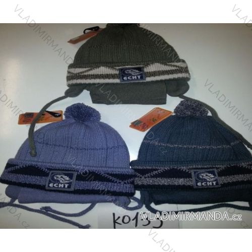 Set of scarves and baby boys' caps (3-6 years) ECHT K0133
