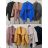 Women's spring coat (uni s-l) ITALIAN FASHION IMH20085 Pink lights S / M one size