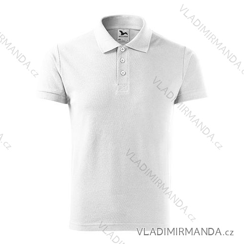 Cotton Heavy Polo Shirt Mens White ADR-2150014
