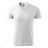 V-neck T-shirt unisex white With ADR-1020013
