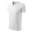 V-neck T-shirt unisex white With ADR-1020013
