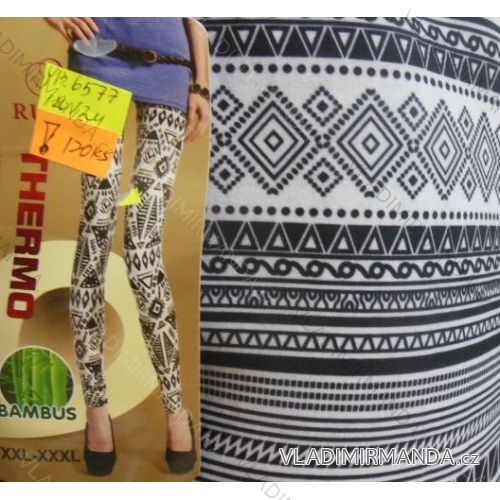 Leggings warm thermo bamboo long ladies oversized (l-3xl) RUYIZ YB-6577
