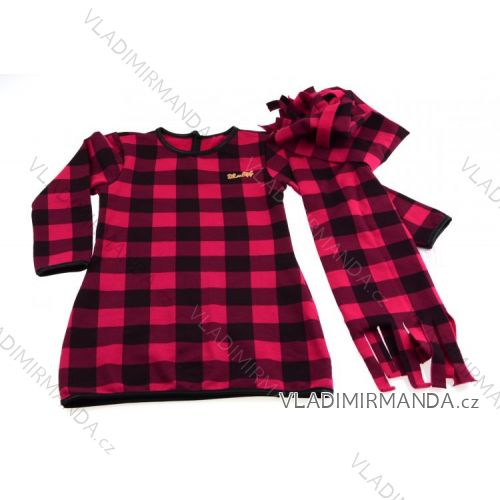 Dress with scarf long sleeve baby girl (4-14 years) TURKEY PRODUCTION 11-I0788
