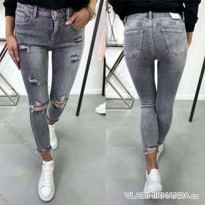 Jeans pants leatherette with zip (XXS-L) LAULIA JWA20108