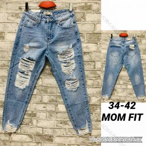 Jeans pants leatherette with zip (XXS-L) LAULIA JWA20108