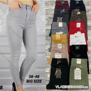 Jeans pants leatherette with zip (XXS-L) LAULIA JWA20108