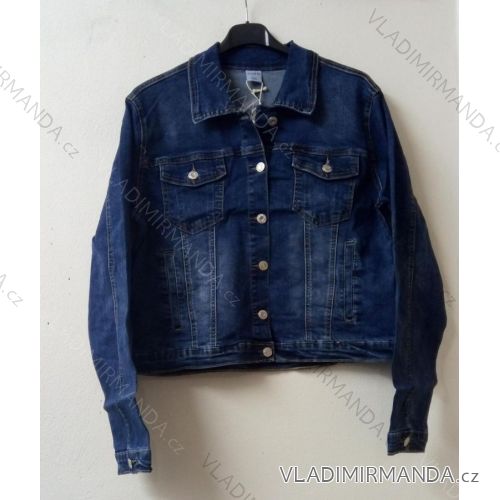 Denim jeans jacket women's (2xl-6xl) GOURD MA121GD6313-LK