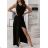 Women's long sleeveless summer dress (S / M ONE SIZE) ITALIAN FASHION IMD21551