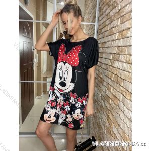 Summer long sleeve flowered women's dress (UNI S / L) ITALIAN FASHION IMK20150