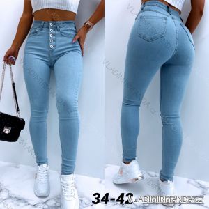 Jeans pants leatherette with zip (XXS-L) LAULIA JWA20108