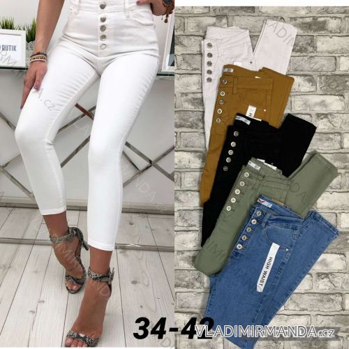 Jeans pants leatherette with zip (XXS-L) LAULIA JWA20108