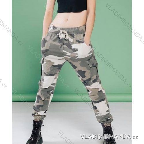 Sweatpants weak camo women (uni s / m) ITALIAN FASHION IM119195