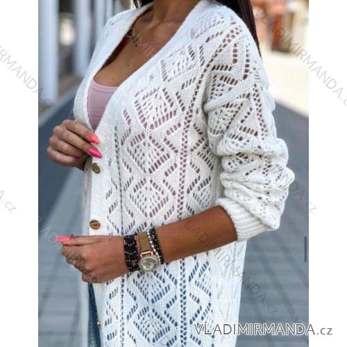 Women's Long Sleeve Sweater (S / M / L one size) ITALIAN FASHION IMWA214327