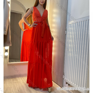 Dresses long summer women's strip (uni sl) ITALIAN Fashion IM918186