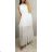 Long sleeveless dress womens neon (uni sl) ITALIAN MODA IMT18439 S / M one size white