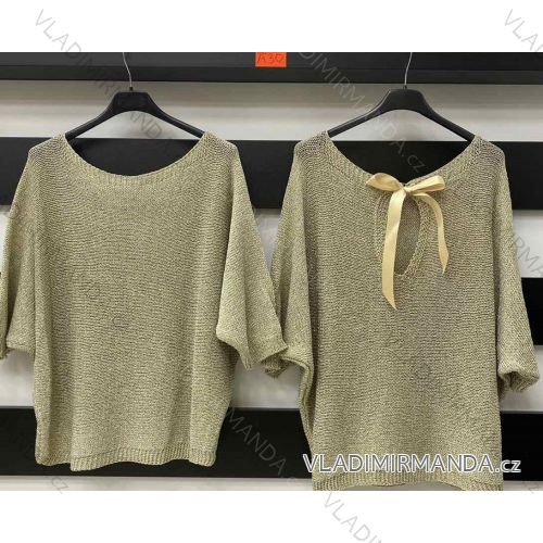 Women's Long Sleeve Sweater (S / M / L one size) ITALIAN FASHION IMWA214327