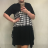 dress short sleeve womens (uni L-2XL) ITALIAN MODA IMS20004