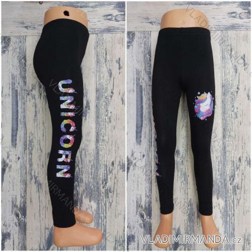 Leggings long with girls' sequins (140-164) TURKISH PRODUCTION TVB20012