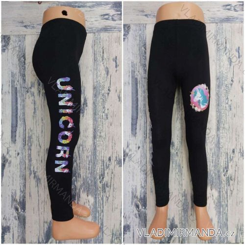 Leggings long with girls' sequins (140-164) TURKISH PRODUCTION TVB20012