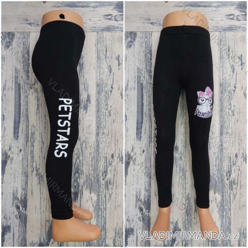 Leggings long with girls' sequins (140-164) TURKISH PRODUCTION TVB20012