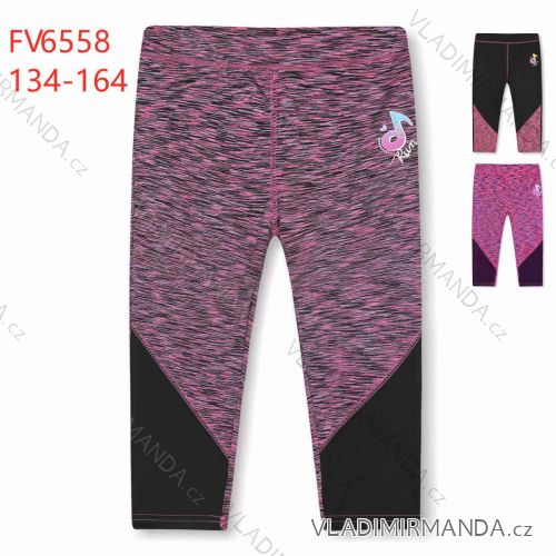 Leggings 3/4 short girl youth (134-164) KUGO M6055-1