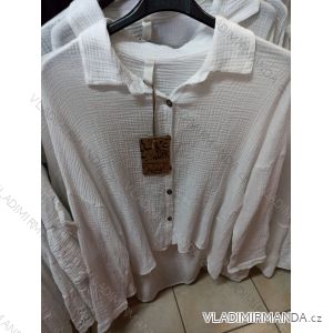 T-shirt short sleeve with lace women (uni s / m) TURKISH FASHION TM920024