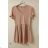 Casual Short Sleeve Dress (UNI S-L) ITALIAN FASHION IMWD21ELI béžová S / M