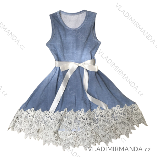 Dress for girls young girl with sequins (4-12 years) ITALIAN MLADA Móda IMM218022