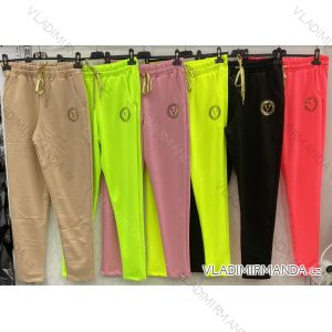 Women's long velvet sweatpants (S-XL) TURKISH FASHION TMWL20633