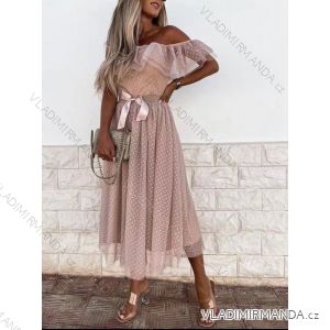 Women's Elegant Long Sleeve Dress (S / M ONE SIZE) ITALIAN FASHION IMWP21u3727