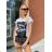 T-shirt elegant long sleeve women (S / M ONE SIZE) ITALIAN FASHION IMWK21008