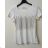 T-shirt short sleeve with sequins (s-xl) MB21 COLLECTION K267MB white S / M