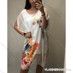 Women's short sleeve dress oversized (L-3XL) POLISH FASHION PMF20014