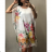 Women's short sleeve dress oversized (L-3XL) POLISH FASHION PMF20014