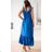 Long dress straps women oversized (42-44-46-48-50-52) POLISH FASHION PMLM21012