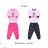 Pajamas Long Infant Baby Girls (86-104) WOLF S2851