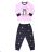 Pajamas Long Infant Baby Girls (86-104) WOLF S2851