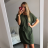 Women's summer short sleeve dress with handbag VISCOSE oversize (uni m / l) ITALIAN FASHION IM821011-1