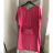 Women's summer short sleeve dress with handbag VISCOSE oversize (uni m / l) ITALIAN FASHION IM821011-1