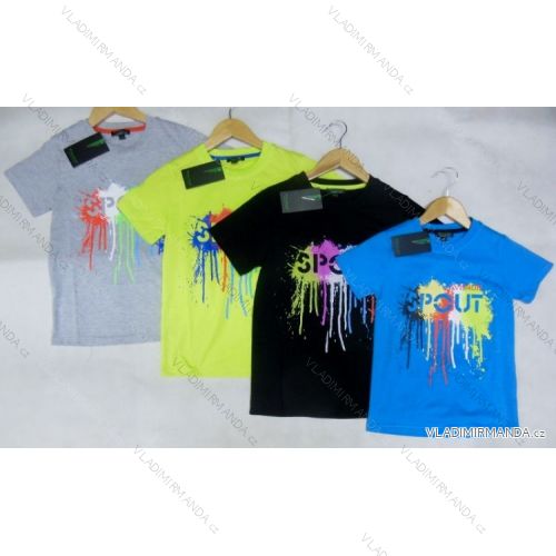 T-Shirt Short Sleeve Boys Cotton (128-164) FORTOO 73006
