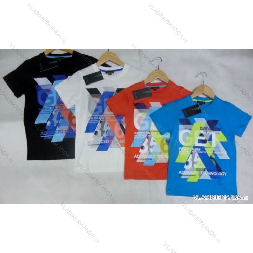 T-Shirt Short Sleeve Boys Cotton (128-164) FORTOO 73005
