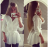 Summer Short Sleeve Dress (s-xl) AFASHION AF19064 S white