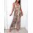 Women's overall overalls leopard straps (S / M ONE SIZE) ITALIAN FASHION IMWA216059