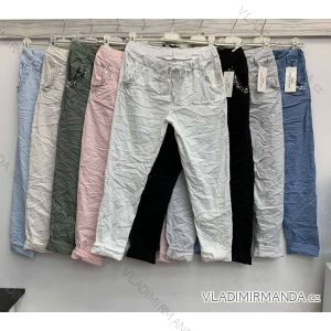 Women's long stretch pants (S / M / L) ITALIAN FASHION IMWM216074