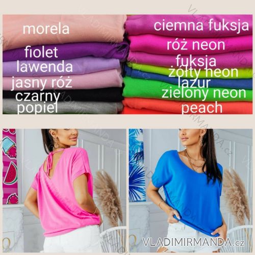 T-shirt short sleeve women (S / M ONE SIZE) POLISH FASHION IMWT216118