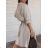 Summer Shirt Dress Long Sleeve Oversize Women's (S / M ONE SIZE) ITALIAN FASHION IMWM216078