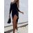 Women's Long Summer Long Sleeve Dress (S / M ONE SIZE) ITALIAN FASHION IMWG216100