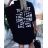 Women's Long Sleeve Hoodie Dress (S / M ONE SIZE) ITALIAN FASHION IMWA216095